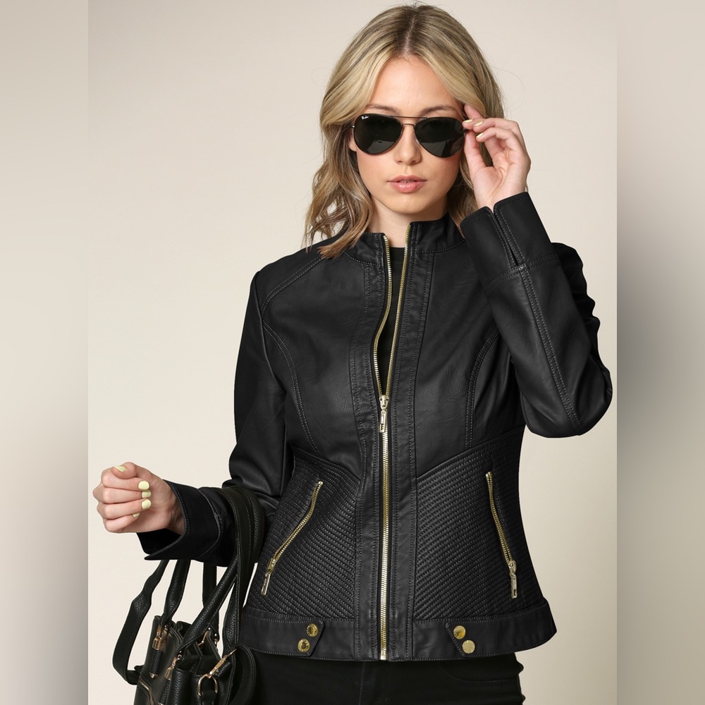 Leather Moto Jacket
